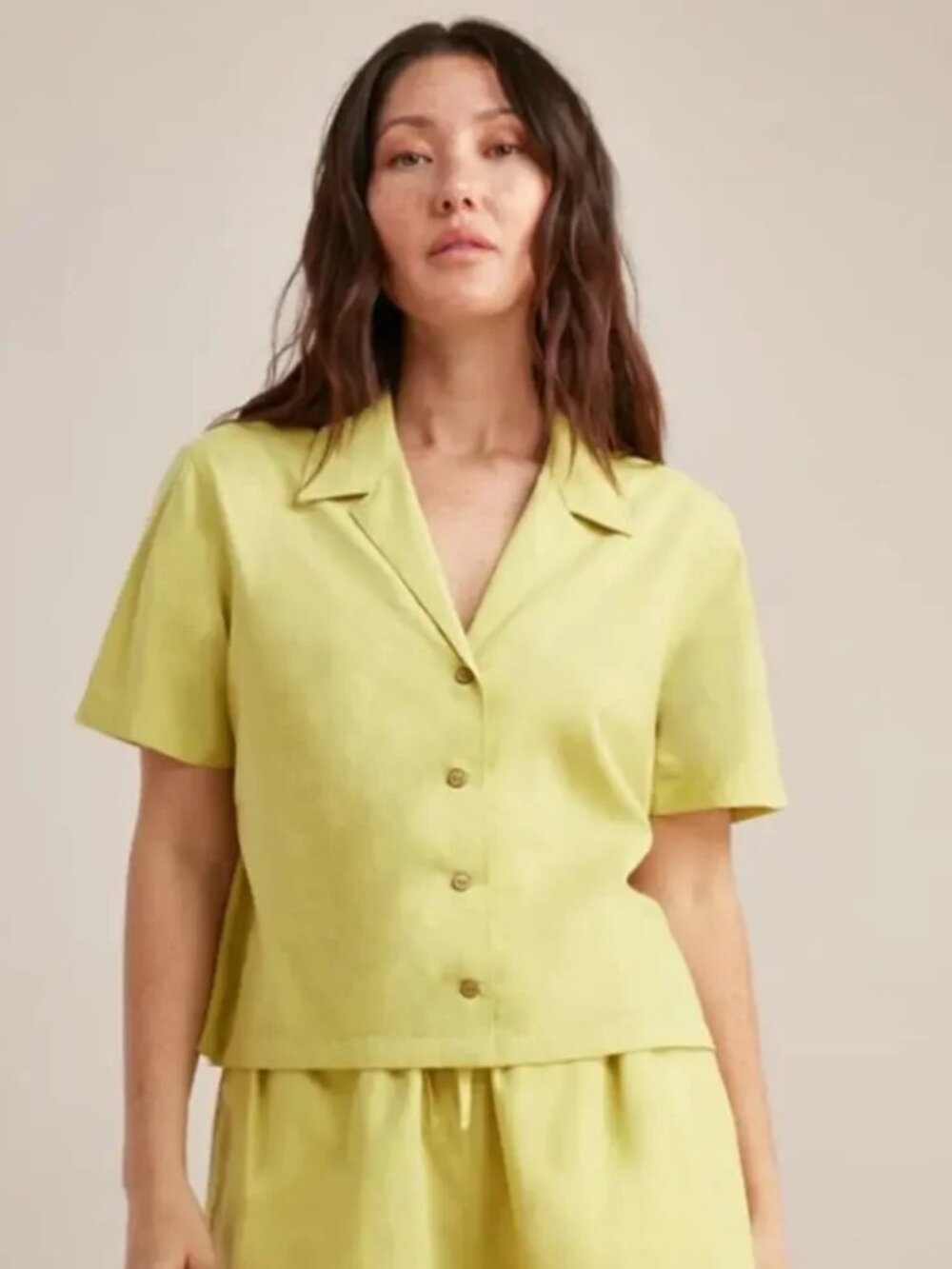 NWT Roark Lime Green Idle Button Up Shirt